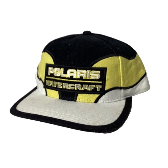 polaris Other - Polaris Watercraft Baseball Hat Snapback Yellow Black Polaris Official Gear